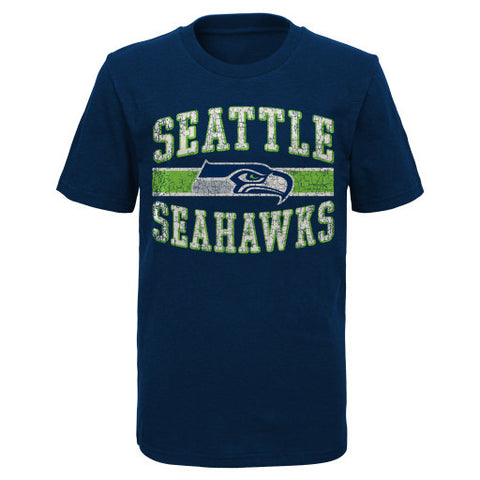 Seattle Seahawks NFL Navy Youth Shirt - Dino's Sports Fan Shop