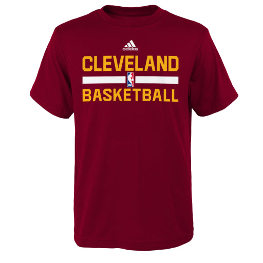 NBA Cleveland Cavaliers Practice Short Sleeve Tee (Navy, Medium