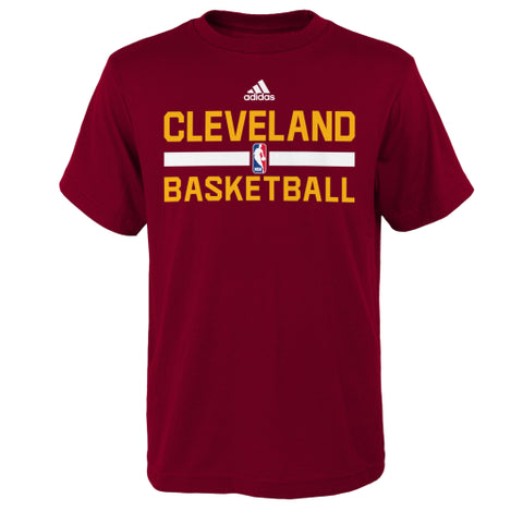 Cleveland Cavaliers Adidas Maroon Practice Youth Shirt - Dino's Sports Fan Shop