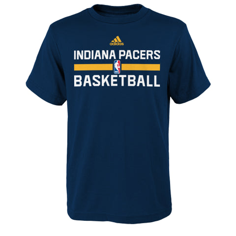 Indiana Pacers Adidas Blue Practice Youth Shirt - Dino's Sports Fan Shop