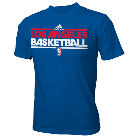 Los Angeles Clippers Adidas Blue Practice Youth Shirt - Dino's Sports Fan Shop