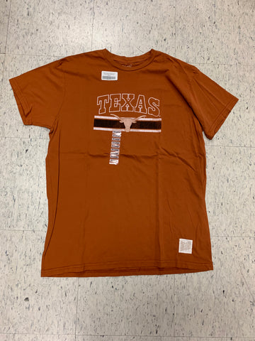 Texas Longhorns Retro Brand Orange Logo Line Shirt