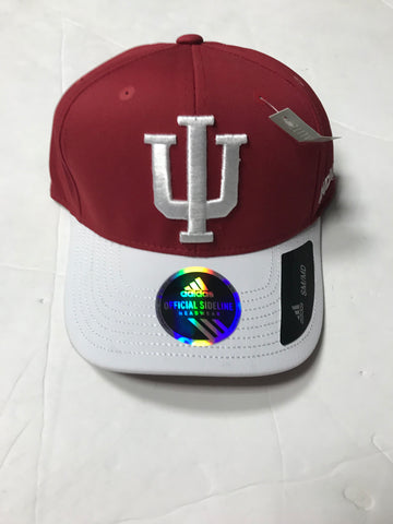 Indiana Adidas Coach Structure Fitted Hat