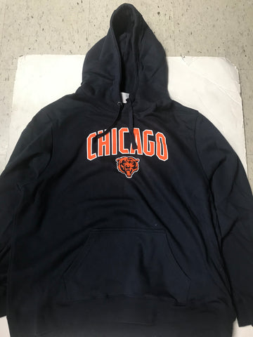 Chicago Bears Adult Navy Tall Engage Arc Majestic Sweatshirt