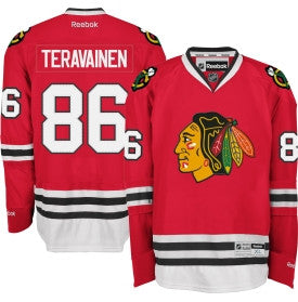 Reebok Chicago Blackhawks Jonathan Toews Youth White Premier Jersey L/XL = 12-18