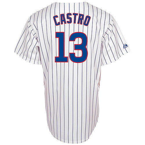 Starlin Castro #13 Chicago Cubs MLB Majestic Home Youth Replica Jersey