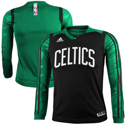 Boston Celtics Adidas Youth On-Court Impact Long Sleeve Shooting Shirt - Dino's Sports Fan Shop