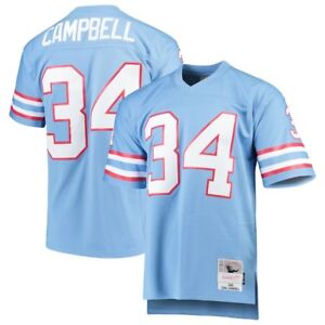 Earl Campbell #34 Houston Oilers Youth Mitchell & Ness NFL Stitched Jersey