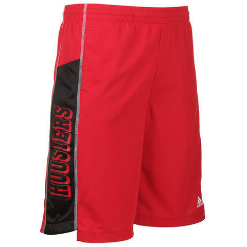 Indiana Hoosiers Adidas Saturday Night Special Youth Red Shorts - Dino's Sports Fan Shop - 1