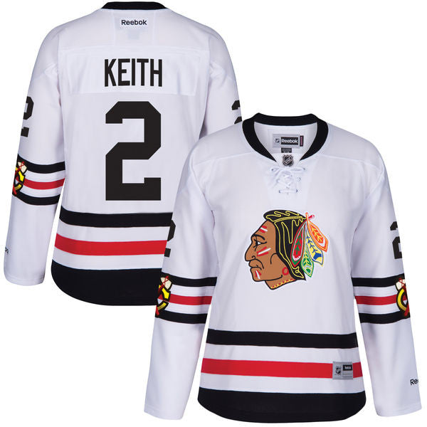 Duncan Keith Chicago Blackhawks signed WHITE #2 Jersey NUMBER | YSMS