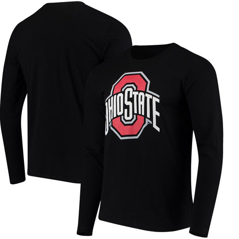 Ohio State Buckeyes Top of the World Black L/S Logo Shirt