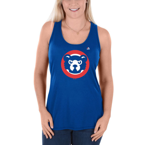 CHICAGO CUBS Short Cropped Bling T-Shirt Women's Size S (Pit