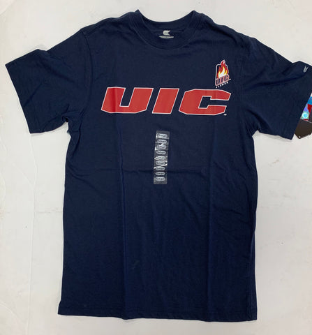 University of Illinois at Chicago (UIC) Flames Adult Colosseum Blue Shirt