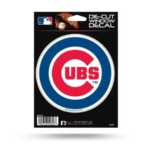 Chicago Cubs Rico Black 5" Decal