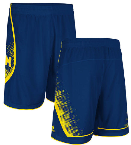 Michigan Wolverines Adidas Youth Replica Basketball Shorts - Dino's Sports Fan Shop