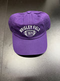 Wrigley Field Adult Purple Adjustable Football hat
