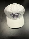 Wrigley Field Adult White Adjustable Football Hat
