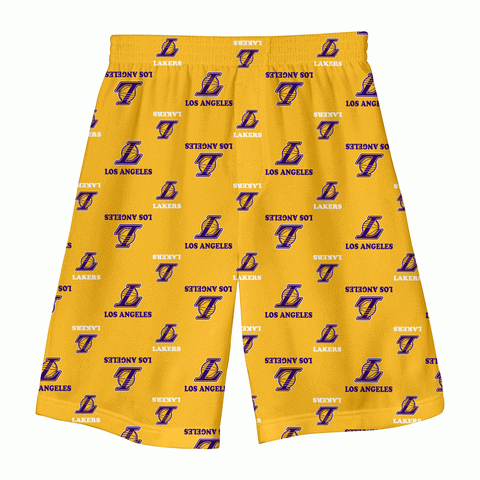 Los Angeles Lakers Youth NBA Gold Pajama Shorts