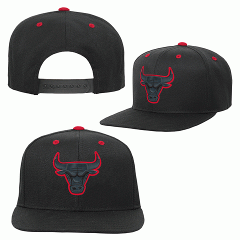 Chicago Bulls Youth NBA One Size Adjustable Snapback Hat