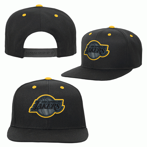 Los Angeles Lakers Youth One Size Snapback Adjustable Hat