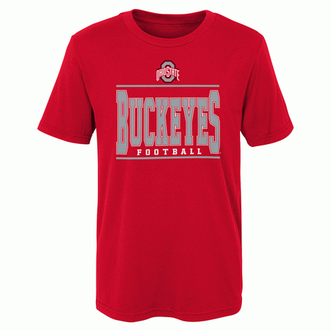 Ohio State Buckeyes Kids 4-7 Red Short Sleeve Shirt