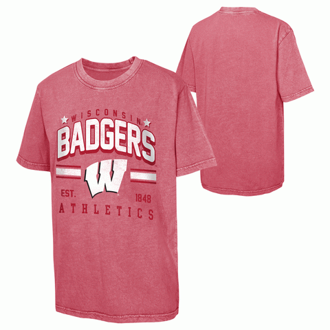 Wisconsin Badgers Youth Gen2 Red Shirt