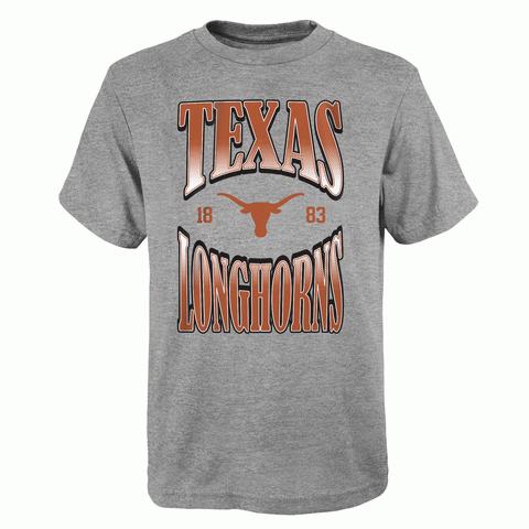 Texas Longhorns Youth Gray Shirt