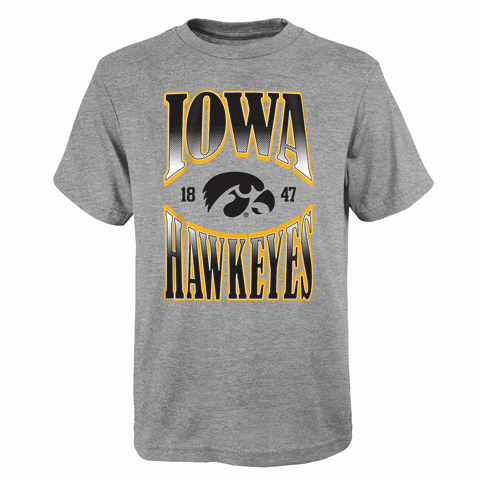 Iowa Hawkeyes Youth Gray Shirt