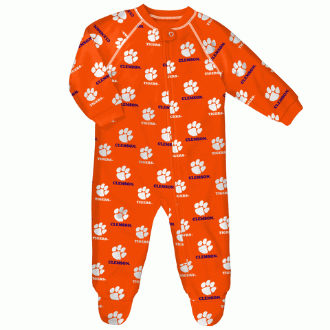 Clemson Tigers Infant Month Coverall