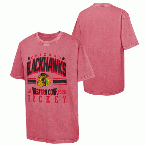 Chicago Blackhawks Youth Short Sleeve Shirt