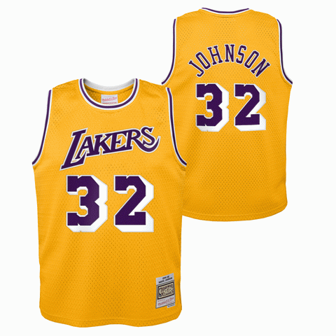 Ervin "Magic" Johnson #32 NBA Los Angeles Lakers Kids Jersey