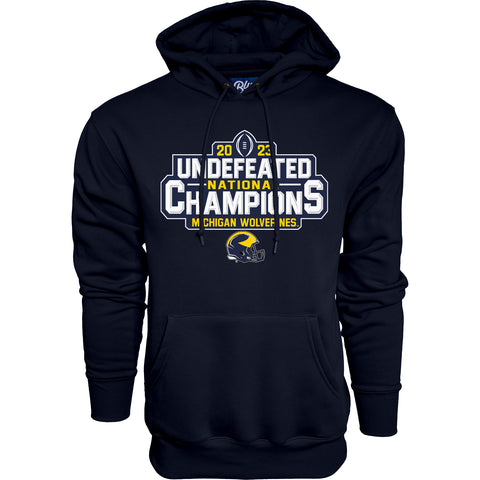 Michigan Wolverines Adult Undefeated National Champions Sweatshirt