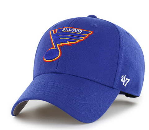 St Louis Blues Adult 47 Brand Vintage MVP Adjustable hat