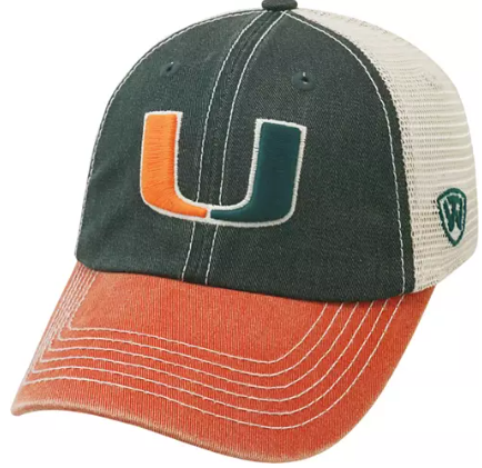 University of Miami (Florida) Top of the World Off Road Snapback Adjustable Hat
