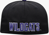Northwestern Wildcats Top of the World Purple and Black Flex Fit Hat