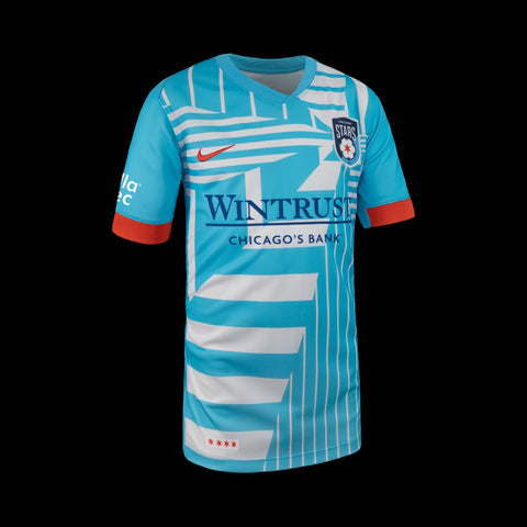 Chicago Red Stars Blue Alternate Youth Blank Jersey