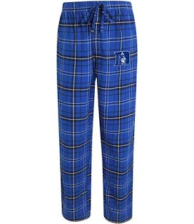 Duke Blue Devils Adult Plaid Pajama Pants