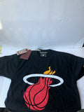 Adult Miami Heat Mitchell and Ness Fireball Shirt