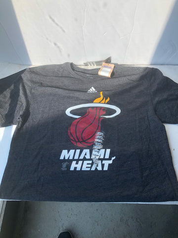 Miami Heat Adult Mini Fireball Adidas Shirt