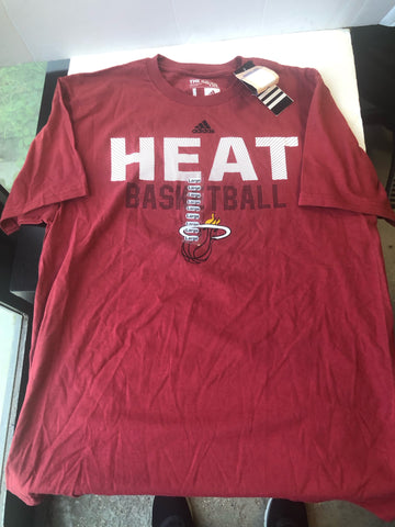 Miami Heat Adult Cotton Red Shirt