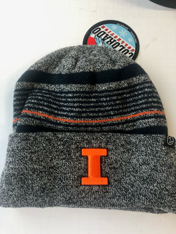 Illinois Fighting Illini Lansing No Pom Winter Hat