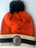 Illinois Fighting Illini Orange Winter Hat With Pom