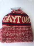 Dayton Flyers Springfield Style Winter Hat With Pom