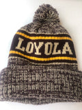 Loyola Ramblers Springfield Style Winter Hat With Pom