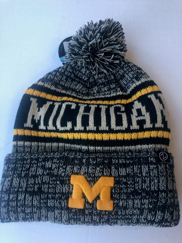 Michigan Wolverines Zephyr Springfield Style Winter Hat