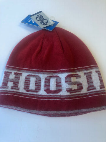Indiana Hoosiers Adidas Reversible Winter Hat With No Pom