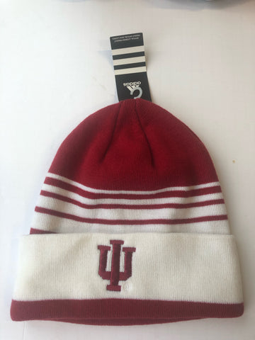 Indiana Hoosiers Adidas Winter Hat With No Pom