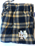 Notre Dame Adult Plaid Pajama Pants