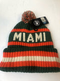 Miami Hurricanes '47 Brand Winter Hat with Pom