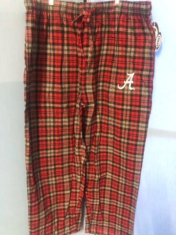 Alabama Crimson Tide Adult Plaid Pajama Pants